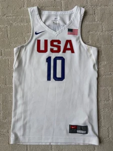Nike Dry Fit Kyrie Irving Team USA Jersey Youth Large White - Picture 1 of 9