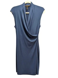 bcbg max azria Deep Teal Faux Wickel Strick Midikleid Größe Small - Bild 1 von 13