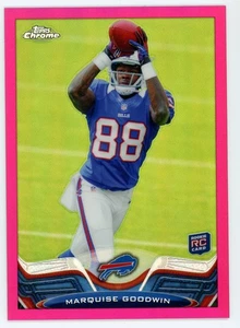 2013 Topps Chrome Marquise Goodwin Pink Refractor Rookie RC #197 #/399 Bills - Picture 1 of 1