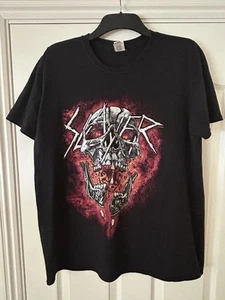 Slayer Black T-Shirt European Tour 2017 Adult Extra Large XL - Picture 1 of 11