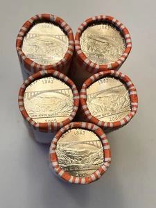 5 Rolls 2005-D West Virginia State Quarters Bank Wrapped - See Description - Picture 1 of 4