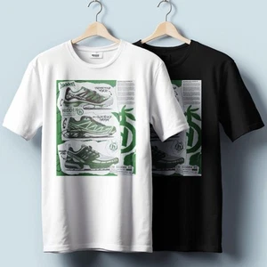 Retro Sneaker T-Shirt - Iconic Style Graphic | Unisex Heavy Cotton - Bild 1 von 4