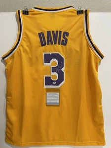 Anthony Davis Los Angeles Lakers Autographed Custom Basketball Jersey ACA COA - Picture 1 of 7