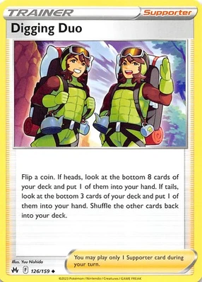 Digging Duo 126/159 Crown Zenith Pokemon 007231 - Image 1 of 2