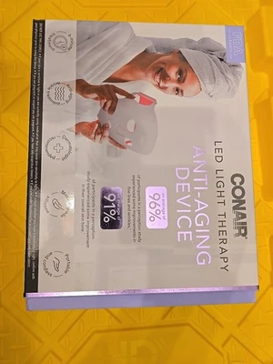 Máscara antienvejecimiento terapia de luz LED Conair nueva *SELLADA* Foto 1 de 3