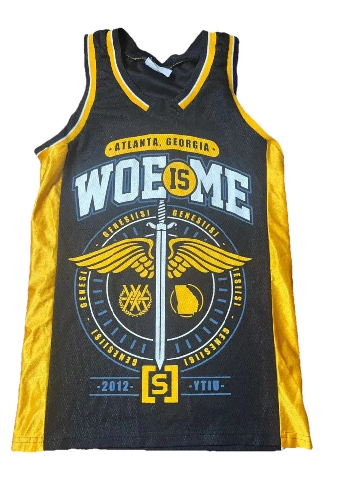Woe, Is Me Jersey Genesis 2012 Warped Tour Atlanta GA Men’s S Designer Rare Tee - Image 1 of 4
