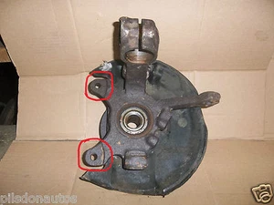 ROVER 200 400 MK2 1991-1998 DRIVER FRONT HUB AND BEARING VENTED DISC NON ABS - Picture 1 of 1