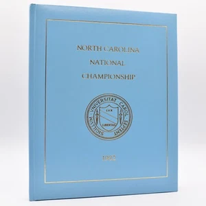 University of North Carolina National Championship 1982 Book, NCAA Basketball - Imagen 1 de 11