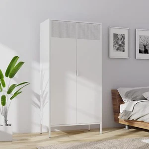 Cofar 71''H Metal Armoire Wardrobe Closet Cabinet,Suitable for Home,Office,Gym - Picture 1 of 18