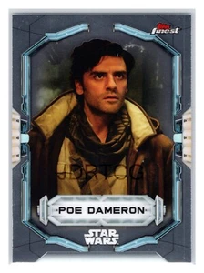 Star Wars Topps Finest Silver Base 2022 #73 Poe Dameron - Imagen 1 de 2