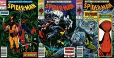 Spider-Man #9-11 Newsstand Covers (1990-1998) Marvel Comics - 3 Comics