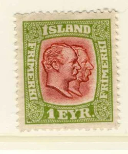 1907-08 Iceland Stamp Sc#71 72(2) 73 75 84 MLHOG - Picture 1 of 6