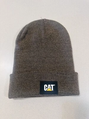 ¡Nuevo! Gorro puño etiqueta gato para hombre color: marrón talla única Foto 1 de 2