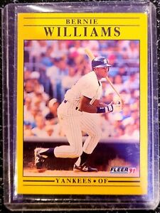 1991 Fleer Update #U-49 Bernie Williams New York Yankees