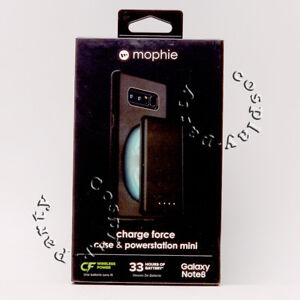 Mophie Charge Force Case w/Powerstation Battery Pack Samsung Galaxy Note 8 Black