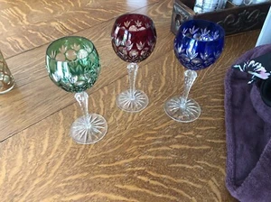 11 HOCK WINE DYNASTY BY GODINGER RUBIN/BLAU/AMETHYST/GRÜN - Bild 1 von 10