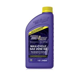 Olio Motore Moto Royal Purple Max Cycle 20W-50 1LT 100% Sintetico JASO MA2 - Photo 1/1