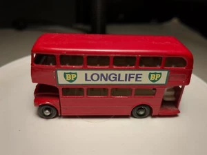 Lesney Matchbox London Bus #5 Route Master With BP LONGLIFE on side of bus. - Picture 1 of 7