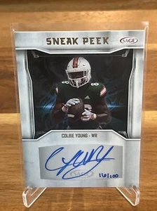 Autógrafo Sage Sneak Peek Colbie Young Gold 2024 16/100 #SPA-CY - Imagen 1 de 2