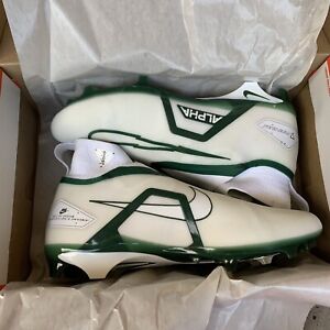 Nike Alpha Menace Elite 3 DM1792-103 White/Green Size 13.5