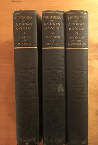 The works of A. Conan Doyle, 1902, Vols. 1, 2, & 6 P.F. Collier & Son  - Picture 1 of 8