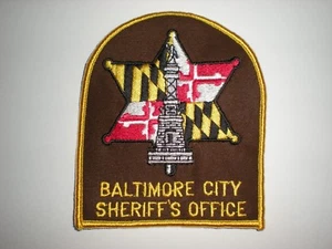 PARCHE DE OFICINA DEL SHERIFF DE BALTIMORE, MARYLAND - Imagen 1 de 1