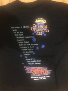 Camiseta Inland Invasion 2 XL Duran Duran Cure Jet Berlin Echo & Bunnymen - Imagen 1 de 2