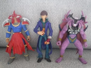 Yu-Gi-Oh 6" figure lot SETO KAIBA Kazuki 1996, SWORDSTALKER & SWORDSMAN Mattel - Picture 1 of 10