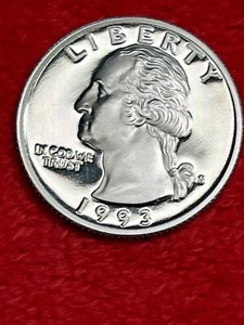 1993-S Washington Quarter Gem Quality from Proof - Bild 1 von 3