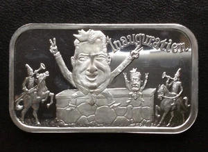 1974 E. J. Aleo & Associates Inauguration EJA-7 Silver Art Bar A1269 - Picture 1 of 5