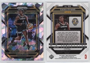 2023 Panini Prizm WNBA Ice Prizm Dana Evans #59