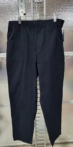 Cascade Blues Petite Black Pants - 14P - Black Elastic Waist - NWT - Picture 1 of 4