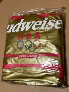 Vintage Budweiser Beer Bar Inflatable display 1996 3 Gold USA Olympics Cans MIP - Picture 1 of 2