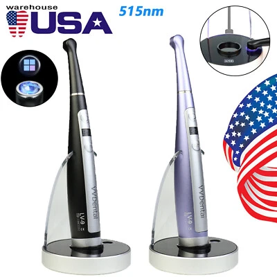 VVDENTAL Woodpecker Style 1 Sec Dental Cure LED Curing Light Lamp w/ Light Meter 3200mW