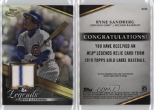 2019 Topps Gold Label MLB Legends Relics /50 Ryne Sandberg #BLR-RS HOF