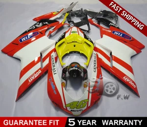 Carenado ABS adecuado para 2007-2012 Ducati 1098 1198 848 conjunto de plástico moldeo por inyección - Imagen 1 de 2