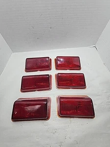 DODGE 1946-48 LUZ TRASERA LENTE FRENO CRISTAL NORS MOPAR 3 pares 6 lentes en total - Imagen 1 de 5
