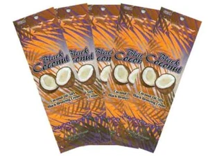 5 Black Coconut 50X Bronzer Tanning Lotion Packets by Ultimate - Picture 1 of 1