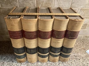 Books By The Foot Antique Leather Law Books Staging Decor AirBnb Beige Book Set - Picture 1 of 9