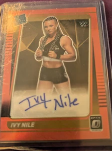 2022 Panini Chronicles WWE - Donruss Optic Rated Rookie Signatures Ivy Nile #RR- - Picture 1 of 1