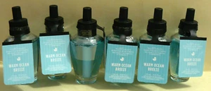 Bath & Body Works Wallflower "WARM OCEAN BREEZE" refills x6 - Picture 1 of 1