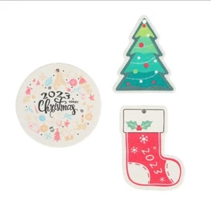 3 PACK Natural Fiber Christmas Decorations Dishwashing Sponge C - Picture 1 of 18