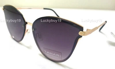 NUEVO CON ETIQUETAS TAHARI TH725 Diseñador Marrón Dorado Auténticas Gafas de Sol Idea de Regalo/992/Nuevo Foto 1 de 4