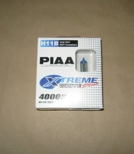 PIAA 15411 XTREME WHITE PLUS H11B 4000K 12V 55W - Picture 1 of 2
