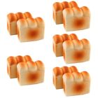  10 Pcs Stress Toys for Adults Squeeze Bread Mold Child Food Slow Rebound