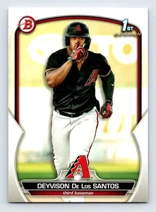 2023 Bowman 1ST Deyvison De Los Santos #BP-116 Baseball Arizona Diamondbacks - Imagen 1 de 2