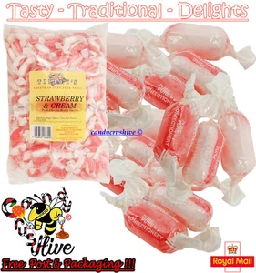 1 -1000 Tilley's Strawberry and Cream Wholesale Pick n Mix Retro Sweets Candy - Picture 1 of 1