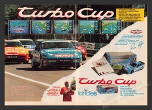 1988 U.K. Exclusive Turbo Cup Video Game Print Advertisement (2 pgs) - Picture 1 of 1