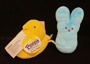 Lot of Mix Peeps Plush Chick & Bunny Stuffed Animal 5" - Picture 1 of 2