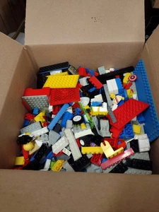 LEGO 7 lbs Pounds Random Mini Fig Parts Pieces Building Plates Blocks Bricks Lot - Picture 1 of 3